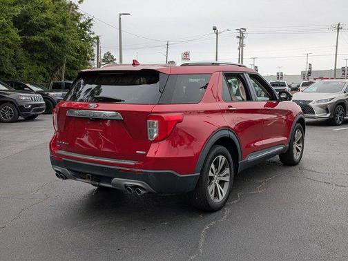Rapid Red Metallic Tinted Clearcoat 2020 Ford Explorer Platinum