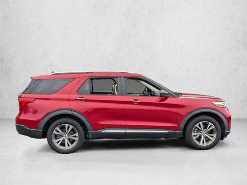 Rapid Red Metallic Tinted Clearcoat 2020 Ford Explorer Platinum