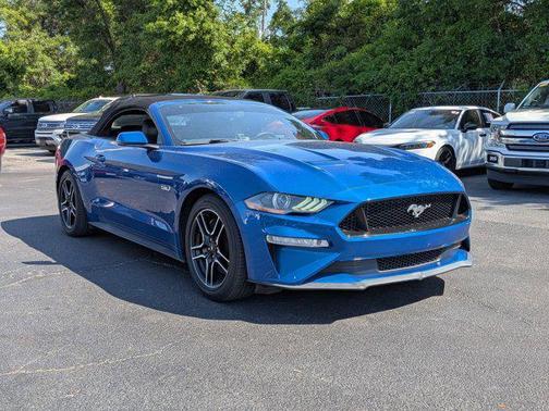 Lightning Blue Metallic 2018 Ford Mustang GT Premium