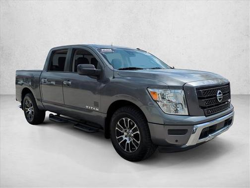 Gun Metallic 2021 Nissan Titan SV