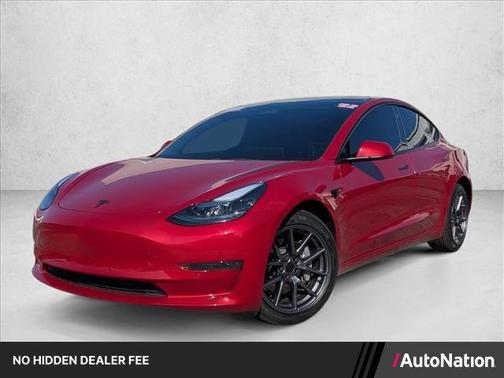 Red Multi-Coat 2022 Tesla Model 3 Standard Range