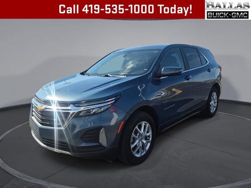 Lakeshore Blue Metallic 2024 Chevrolet Equinox LT