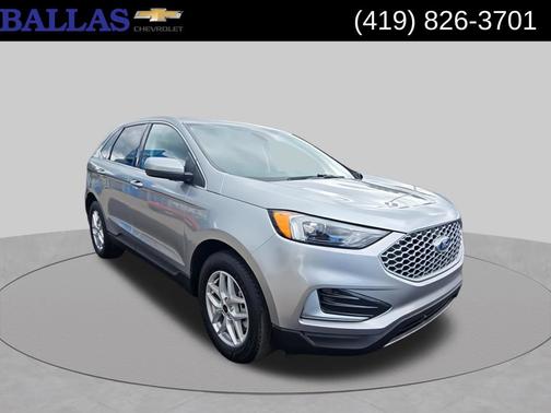 Star White Metallic Tri-Coat 2023 Ford Edge SEL