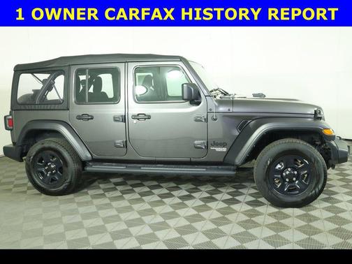 Granite Crystal Metallic Clearcoat 2021 Jeep Wrangler Unlimited Sport