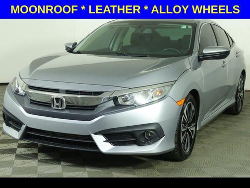 Lunar Silver Metallic 2016 Honda Civic EX-L