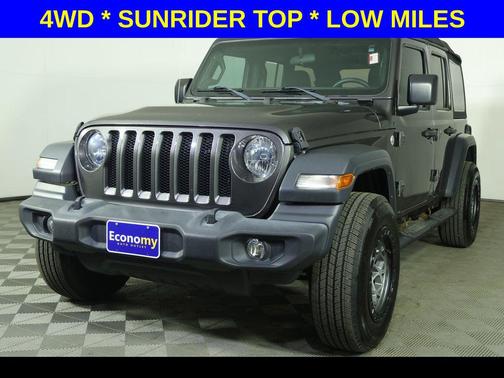 Granite Crystal Metallic Clearcoat 2018 Jeep Wrangler Unlimited Sport