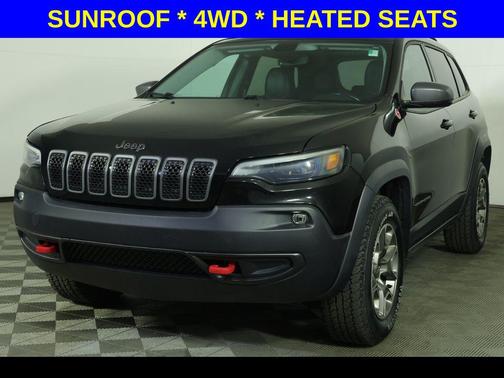 Diamond Black Crystal Pearlcoat 2020 Jeep Cherokee Trailhawk