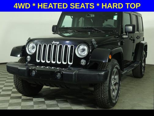 Black Clearcoat 2017 Jeep Wrangler Unlimited Sahara