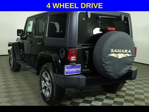 Black Clearcoat 2017 Jeep Wrangler Unlimited Sahara