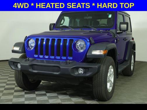 Ocean Blue Metallic Clearcoat 2019 Jeep Wrangler Sport S