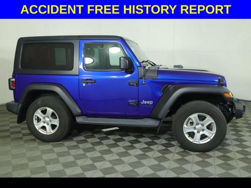 Ocean Blue Metallic Clearcoat 2019 Jeep Wrangler Sport S