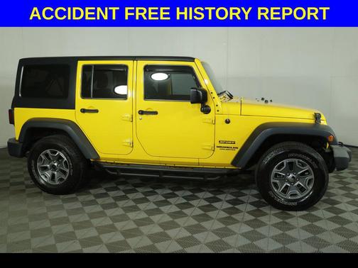 Baja Yellow Clearcoat 2015 Jeep Wrangler Unlimited Sport