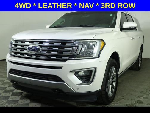 White Platinum Clearcoat Metallic 2018 Ford Expedition Max Limited