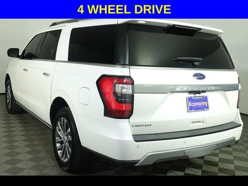 White Platinum Clearcoat Metallic 2018 Ford Expedition Max Limited