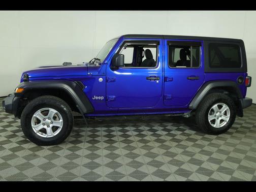 Ocean Blue Metallic Clearcoat 2020 Jeep Wrangler Unlimited Sport