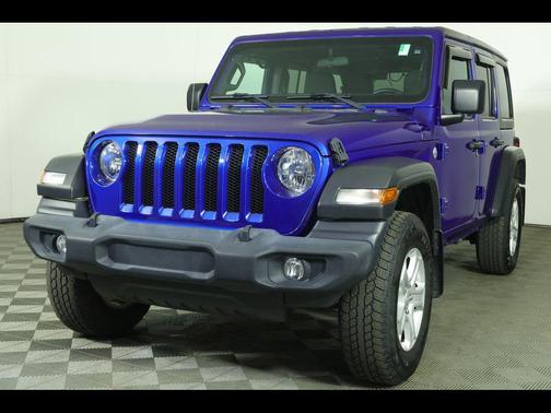 Ocean Blue Metallic Clearcoat 2020 Jeep Wrangler Unlimited Sport