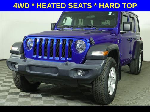 Ocean Blue Metallic Clearcoat 2020 Jeep Wrangler Unlimited Sport