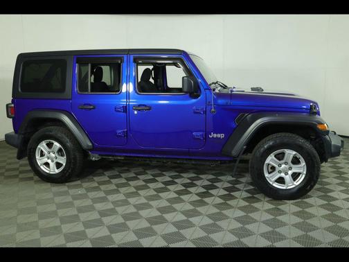 Ocean Blue Metallic Clearcoat 2020 Jeep Wrangler Unlimited Sport