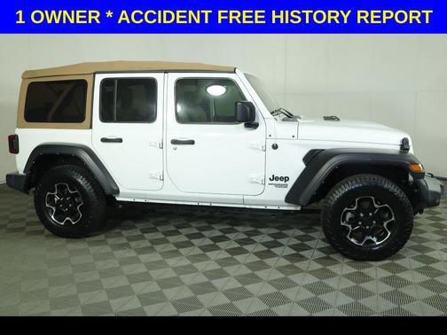 Bright White Clearcoat 2021 Jeep Wrangler Unlimited Sport