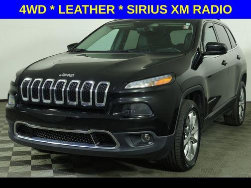 Diamond Black Crystal Pearlcoat 2017 Jeep Cherokee Limited