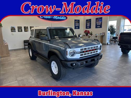 Azure Gray Metallic Tri-Coat 2025 Ford Bronco Heritage Edition SUV