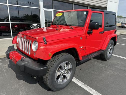 Firecracker Red Clearcoat 2017 Jeep Wrangler Sahara