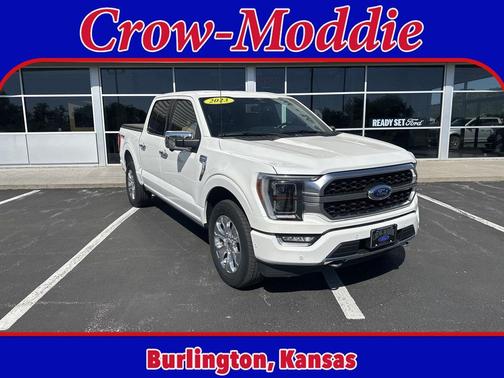 Star White Metallic Tri-Coat 2023 Ford F-150 Platinum