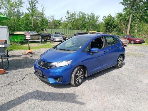 Aegean Blue Metallic 2015 Honda Fit EX