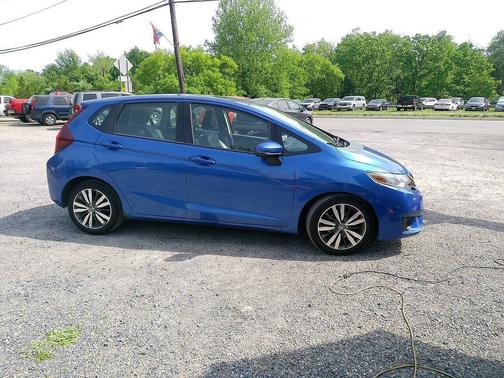 Aegean Blue Metallic 2015 Honda Fit EX