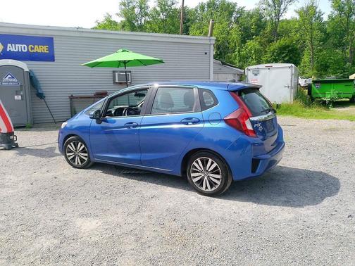 Aegean Blue Metallic 2015 Honda Fit EX