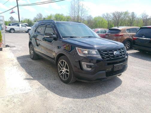 White Platinum Metallic Tri-Coat 2016 Ford Explorer Sport