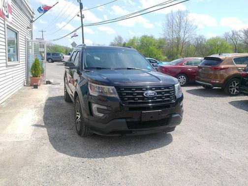 White Platinum Metallic Tri-Coat 2016 Ford Explorer Sport
