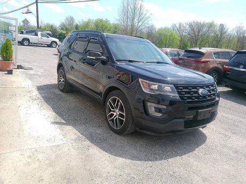 White Platinum Metallic Tri-Coat 2016 Ford Explorer Sport