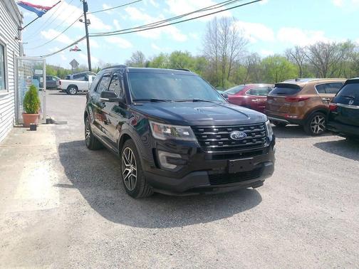 White Platinum Metallic Tri-Coat 2016 Ford Explorer Sport