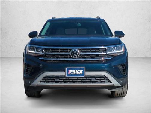Tourmaline Blue Metallic 2022 Volkswagen Atlas 2.0T SE w/Technology