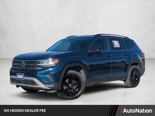 Tourmaline Blue Metallic 2022 Volkswagen Atlas 2.0T SE w/Technology