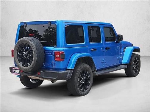 Hydro Blue Pearlcoat 2022 Jeep Wrangler Unlimited 4xe Sahara