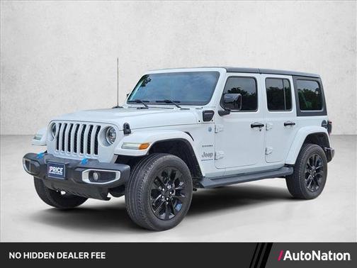 Bright White Clearcoat 2023 Jeep Wrangler 4xe Sahara