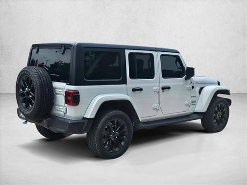 Bright White Clearcoat 2023 Jeep Wrangler 4xe Sahara