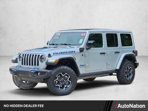 Silver Zynith Clearcoat 2023 Jeep Wrangler 4xe Rubicon