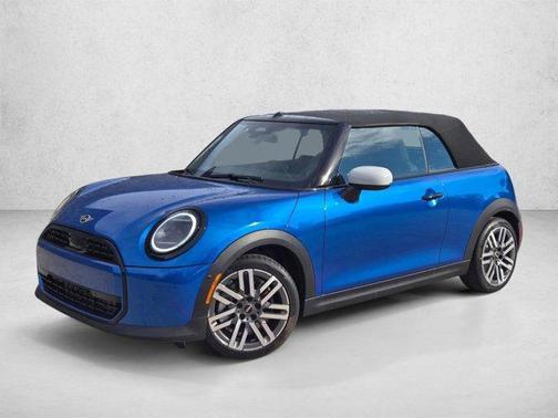 Icy Sunshine Blue Metallic 2026 MINI Convertible Cooper