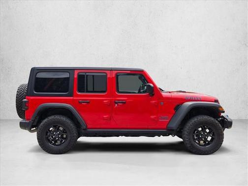 Firecracker Red Clearcoat 2024 Jeep Wrangler 4xe Willys