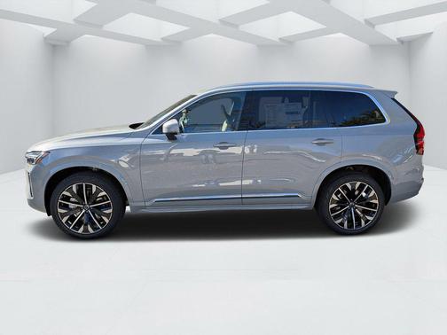 Vapour Grey Metallic 2026 Volvo XC90 Plus, B6 AWD Gas (mild hybrid), Gasoline, Bright, 7 Seats