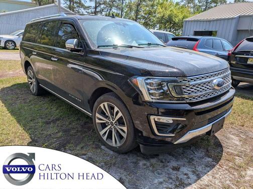 Agate Black Metallic 2021 Ford Expedition Max Platinum