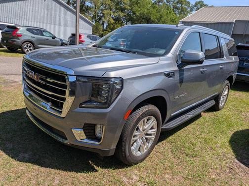 Satin Steel Metallic 2022 GMC Yukon XL SLT