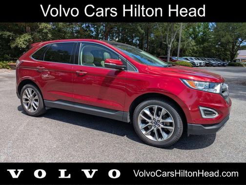 Ruby Red Metallic 2018 Ford Edge Titanium