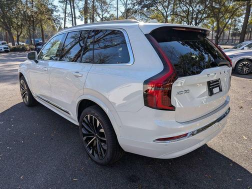 Crystal White Pearl 2026 Volvo XC90 Plus, B6 AWD Gas (mild hybrid), Gasoline, Bright, 7 Seats