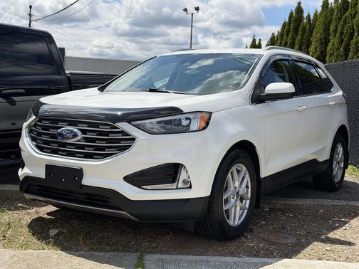 Star White Metallic Tri-Coat 2022 Ford Edge SEL