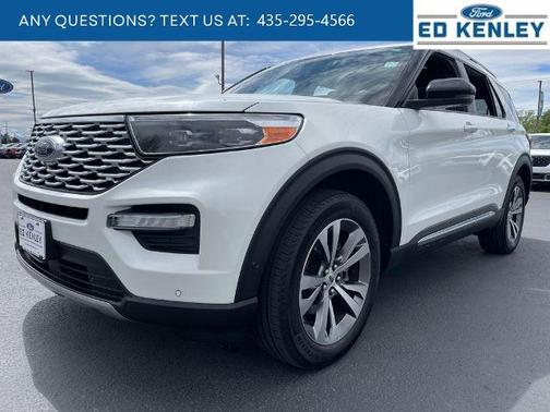 STAR WHITE MET TRI-COAT 2020 Ford Explorer PLATINUM