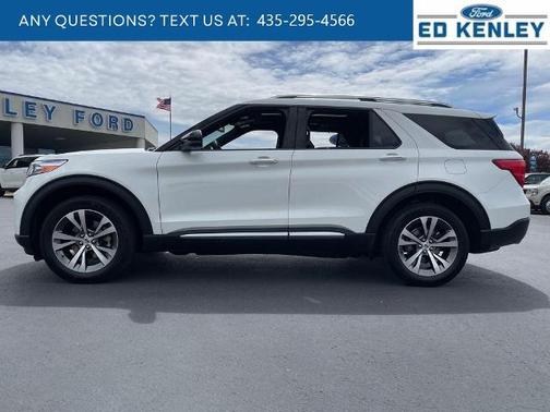 STAR WHITE MET TRI-COAT 2020 Ford Explorer PLATINUM